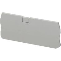 Linergy, Cover plate, Linergy TR, 2.2mm width, 4 points, for spring terminals nsytrr24, NSYTRR23, grey, Set of 50