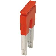 Linergy, Plug-in bridge, Linergy TR, 2 points, for 16mm² terminal blocks, 2 way, red, set of 10