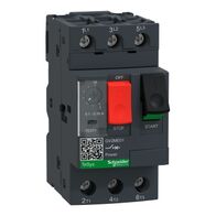 TeSys GV2, Motor circuit breaker, TeSys Deca, 3P, 0.1 to 0.16A, thermal magnetic, screw clamp terminals, button control