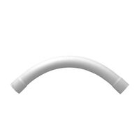 Clipsal - Cable Management, Conduit Bend, Solid, Polypropylene, 90Deg, 100mm - White Electric
