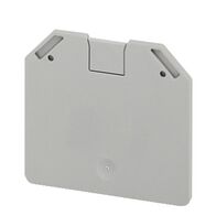 Linergy, Cover plate, Linergy TR, 2 points, 2.2mm width, for screw terminal NSYTRV162, grey, Set of 50