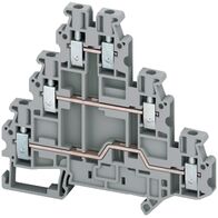 Linergy, Screw Terminal, 3 Levels, 6 Points, 2,5mm², Grey