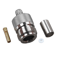 Hills Antenna N Connector Female Crimp for LL240 Cable - Nickel Plated Body - BC85269