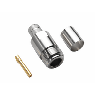 Hills Antenna N Connector Female Crimp for RG-213 Cable - Nickel Plated Body - BC85271