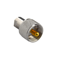 Hills Antenna UHF/PL-259 Male to FME Male Adaptor - Nickel Plated Body - BC85308