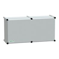 Thalassa, PLS box, polyester rear, opaque PC cover IP66 27x54x18cm