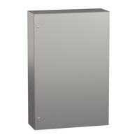 Spacial S3X, Wall mounted enclosure, stainless steel 304L, plain door, 1200x800x300mm, IP66