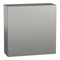 Spacial S3X, Wall mounted enclosure, stainless steel 316L, plain door, 800x800x300mm, IP66