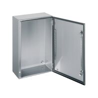 Spacial S3X, Wall mounted enclosure, stainless steel 316L, plain door, 300x300x150mm, IP66