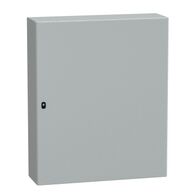 Spacial S3D, Wall mounted steel enclosure, plain door, with mounting plate, 1200x1000x300mm, IP66, IK10