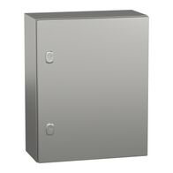 Spacial S3X, Wall mounted enclosure, stainless steel 316L, plain door, 500x400x200mm, IP66