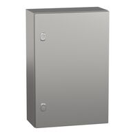 Spacial S3X, Wall mounted enclosure, stainless steel 304L, plain door, 600x400x200mm, IP66