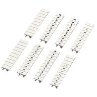 Linergy, Marking strip, Linergy TR, clip in type, 5mm, printed characters 1 to 10, printed horizontal, white, Set of 10