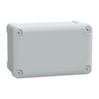 Thalassa, PC box, IP66 IK08 RAL7035 Int.H175W105D80 Ext.H192W121D87 opaque PC cover H20