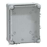 Thalassa, ABS box, IP66 IK07 RAL7035 Int.H275W225D80 Ext.H291W241D88 Transparent cover H40