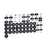 Harmony eXLhoist, Kit of adhesive labels for remote device, standard, black and white