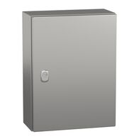 Spacial S3X, Wall mounted enclosure, stainless steel 304L, plain door, 400x300x150mm, IP66