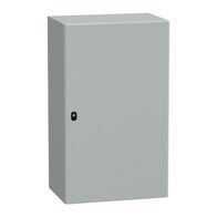 Spacial S3D, Wall mounted steel enclosure, plain door, with mounting plate, 1000x600x400mm, IP66, IK10