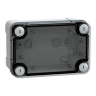 Thalassa, ABS box, IP66 IK07 RAL7035 Int.H125W80D65 Ext.H138W93D72 Transp.cover H20