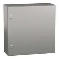 Spacial S3X, Wall mounted enclosure, stainless steel 316L, plain door, 600x600x250mm, IP66