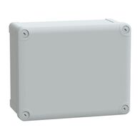 Thalassa, PC box, IP66 IK08 RAL7035 Int.H225W175D100 Ext.H241W194D105 opaque PC cover H40