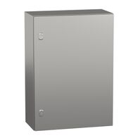 Spacial S3X, Wall mounted enclosure, stainless steel 304L, plain door, 700x500x250mm, IP66