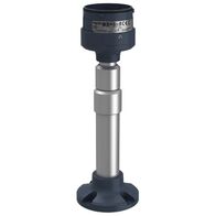 Harmony XVU, Fixing plate with adjustable aluminium pole 210 to 385mm for modular tower lights, black, 60mm