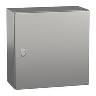 Spacial S3X, Wall mounted enclosure, stainless steel 304L, plain door, 400x400x200mm, IP66