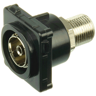 Digitek F Type Female to Pal Female Insert - Black - 05BCFPSBK