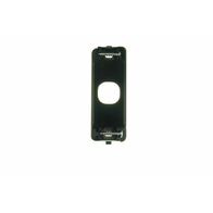 Digitek 1 Gang Architrave Wallplate - Black - 05DAWP01BK