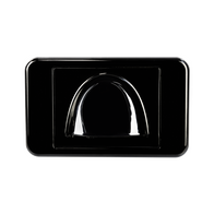 Digitek Media Style Wall Plate (Slim Bullnose) - Black - 05DWPMSBK