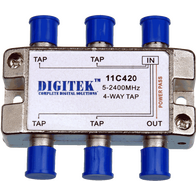 Digitek 4 Drop 20dB 5-2400MHz Coupler - 11C420