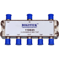 Digitek 6 Drop 25dB 5-2500MHz Coupler - 11D625