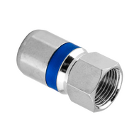 Digitek RG6 Quad Self-Lock (Push on) F Type Connector - 12B6FSLQ