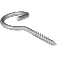 Digitek Pig Tail Hook with Wood Screw Thread - 14JPTD