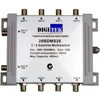 Digitek 2 Input 8 Way Multiswitch - 20BDMS28
