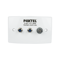 Hills Antenna BC74262B Dual F-Type Earthing Plate - Foxtel Approved - BC74262B