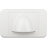 Digitek Media Style Wall Plate (Slim Bullnose) - White - 05DWPMS