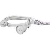 Hills Antenna 2M Power Extension Lead - White - 09HPL3-2 L WE