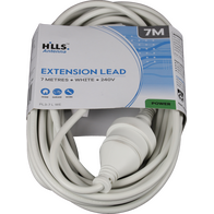 Hills Antenna 7M Power Extension Lead - White - 09HPL3-7 L WE
