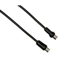 Digitek 1.8M Pal Male to Pal Male TV Fly Lead - Black - 06A18MB