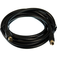 Digitek 3M F Type Male to Pal Male Quad Fly Lead - Black - 06A33MQB