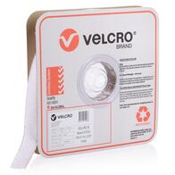 VELCRO LOOP, PS 0119 WHITE 25mm x 25m ROLL