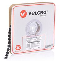 VELCRO VELCOINS, 16mm HOOK BLACK [1200] DOTS ON ROLL