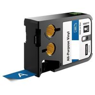 VINYL TAPE, ALL PURPOSE WHITE ON BLUE, 19mm x 7m