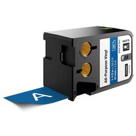 VINYL TAPE, ALL PURPOSE WHITE ON BLUE, 41mm x 7m