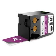VINYL TAPE, ALL PURPOSE WHITE ON PURPLE, 41mm x 7m