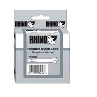 FLEXIBLE NYLON TAPE, WHITE 12mm x 3.5m