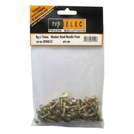 SCREW BUTTON HD N/P 8G x 15mm [100]