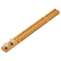 EARTH/NEUTRAL BAR 165A 2 x M8 STUD, 24 x 16mm2 HOLE